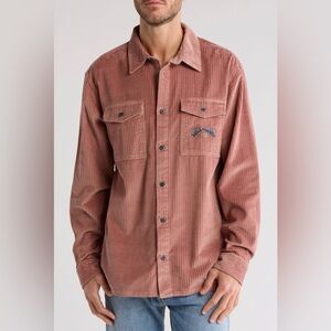 Men's Billabong Corduroy Button-Up Shirt. SZ Medium. New with tags.
